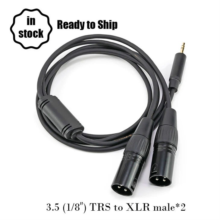 3,5 mm iki XLR laidas